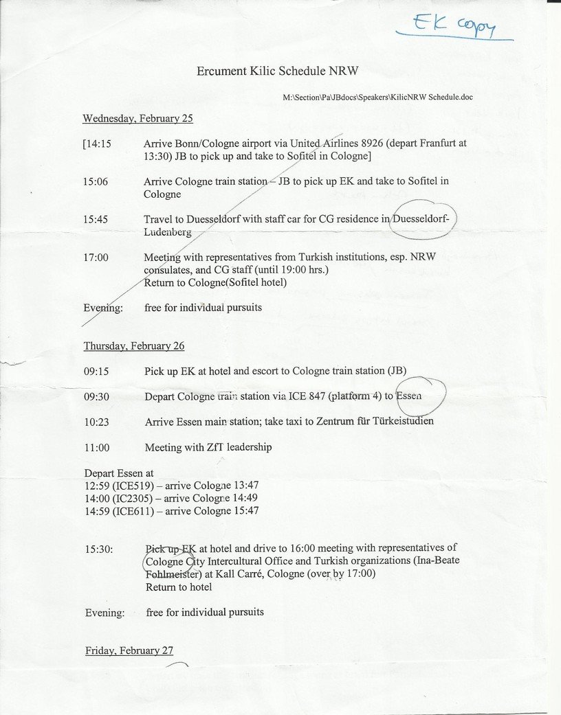 Avrupa Programının ABD Dışişleri Programı