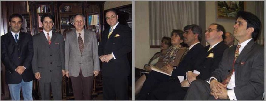 BÜYÜKELÇİ MİTHAT BALKAN VE FEDERASYON BAŞKANI YAVUZ KUŞCU AVUSTURYA FEDEERASYON BAŞKANI YAVUZ KUŞCU İLE