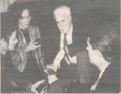 Ercüment Kılıç ve Jim Moody Kırım Türklerinin açlık grevi çadırında