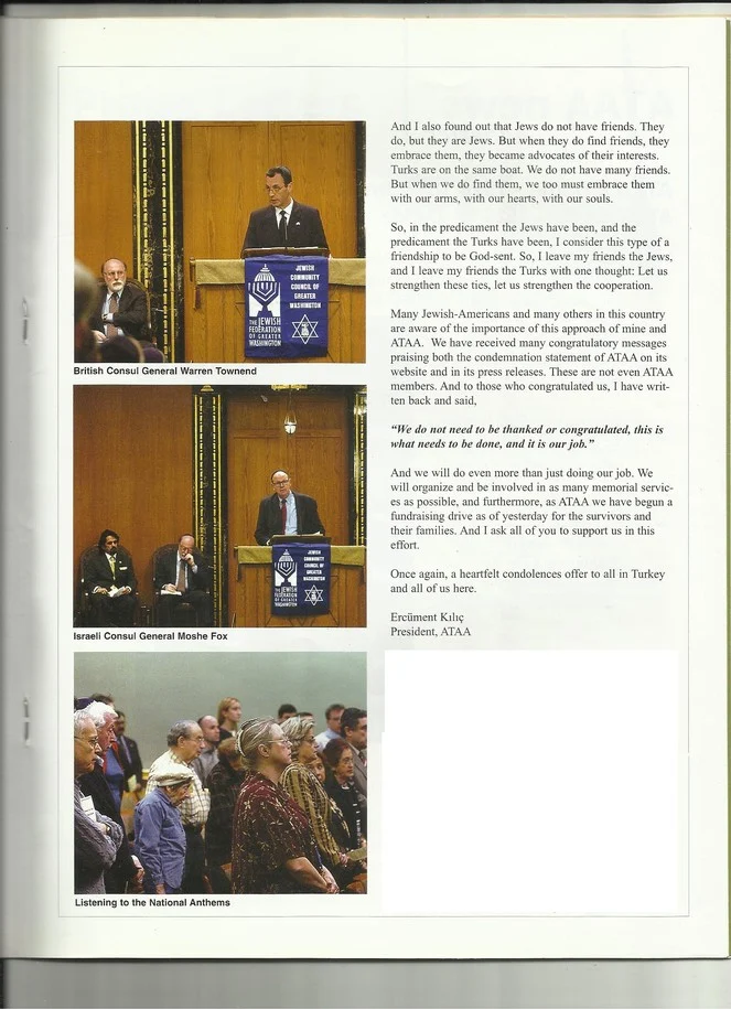 İstanbul’daki Sinagog Bombalamaları Ardından Konuşma2