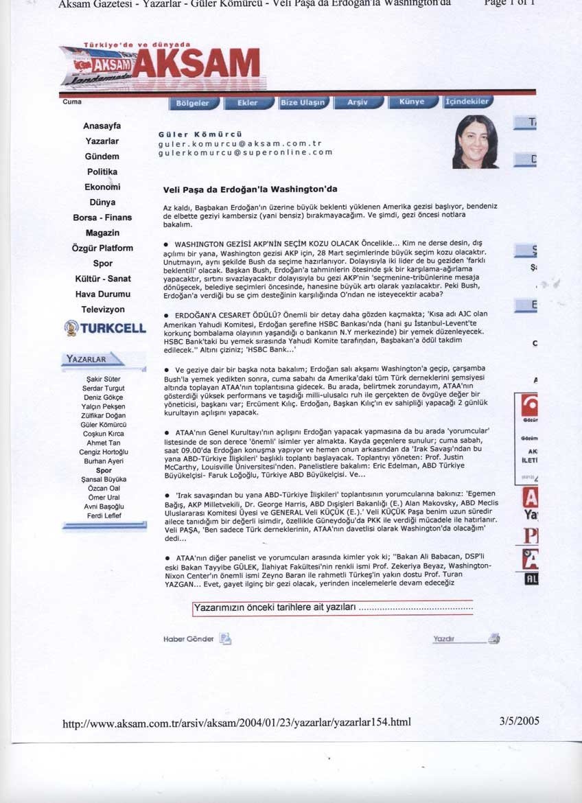 Milli-Ulusalcı Ruhlu Ercüment Kılıç Recep Tayyip Erdoğan’a Washington’da Evsahipliği Yapıyor