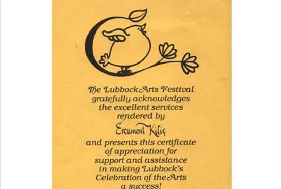 Texas Luubock Şehri Belediyesi Teşekkürü