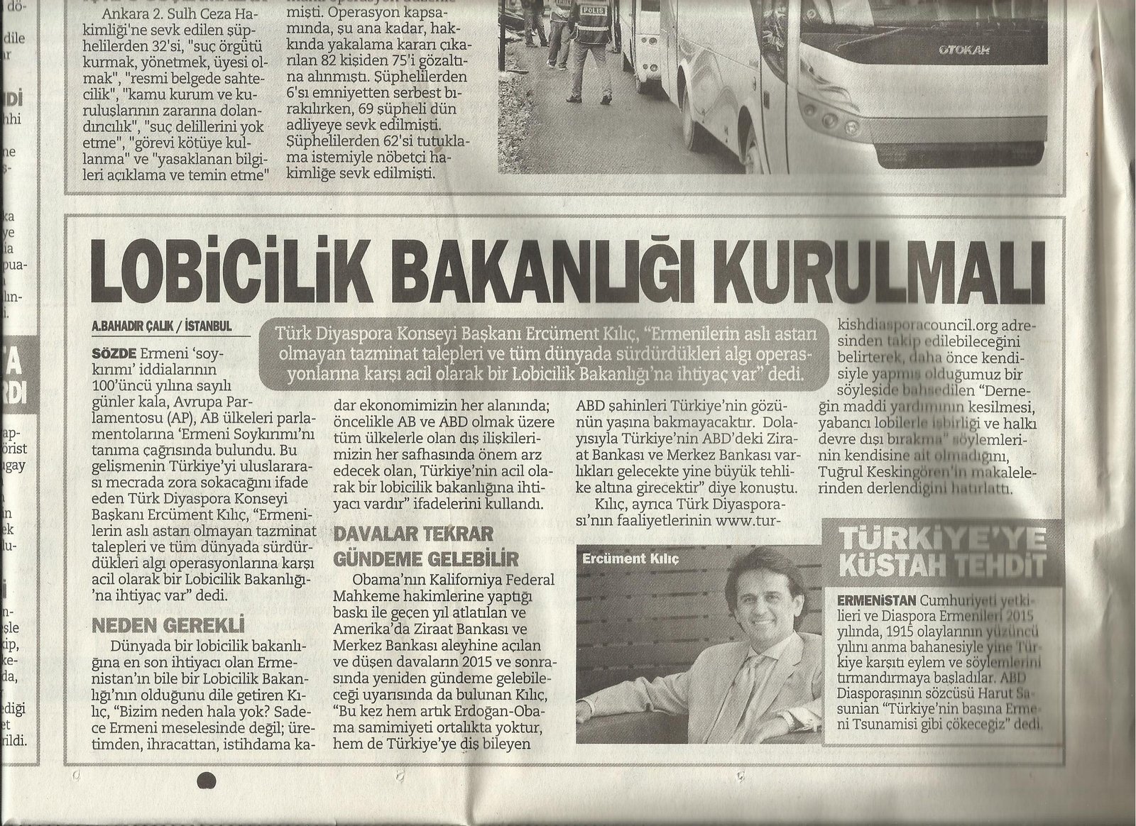 Türkiye Bir Lobicilik Bakanlığı Kurmalı